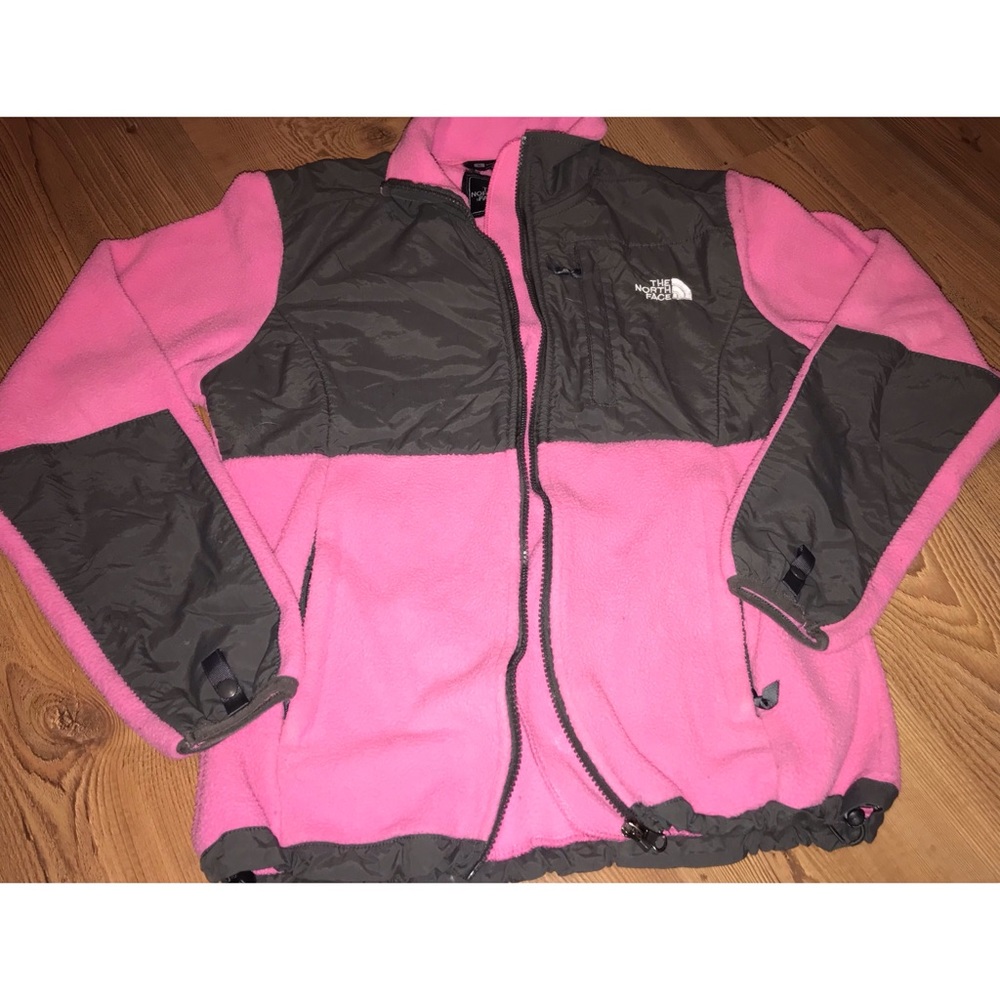 Pink and Gray North Face